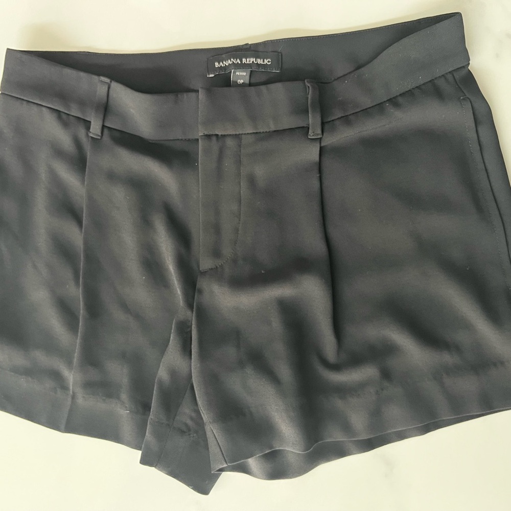 Banana Republic High Waist Black Shorts